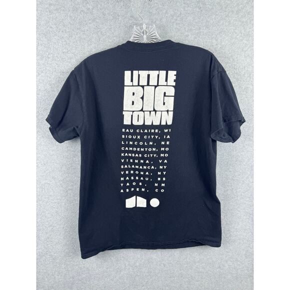 Little Big Town Shirt Size M Black Short Sleeve Crewneck Tee‎ Country Band Musc - Picture 2 of 8